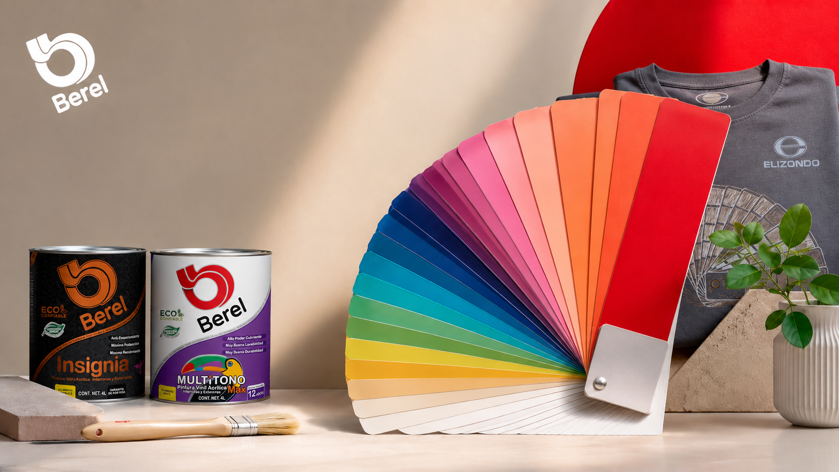 Abanico de colores y productos Berel