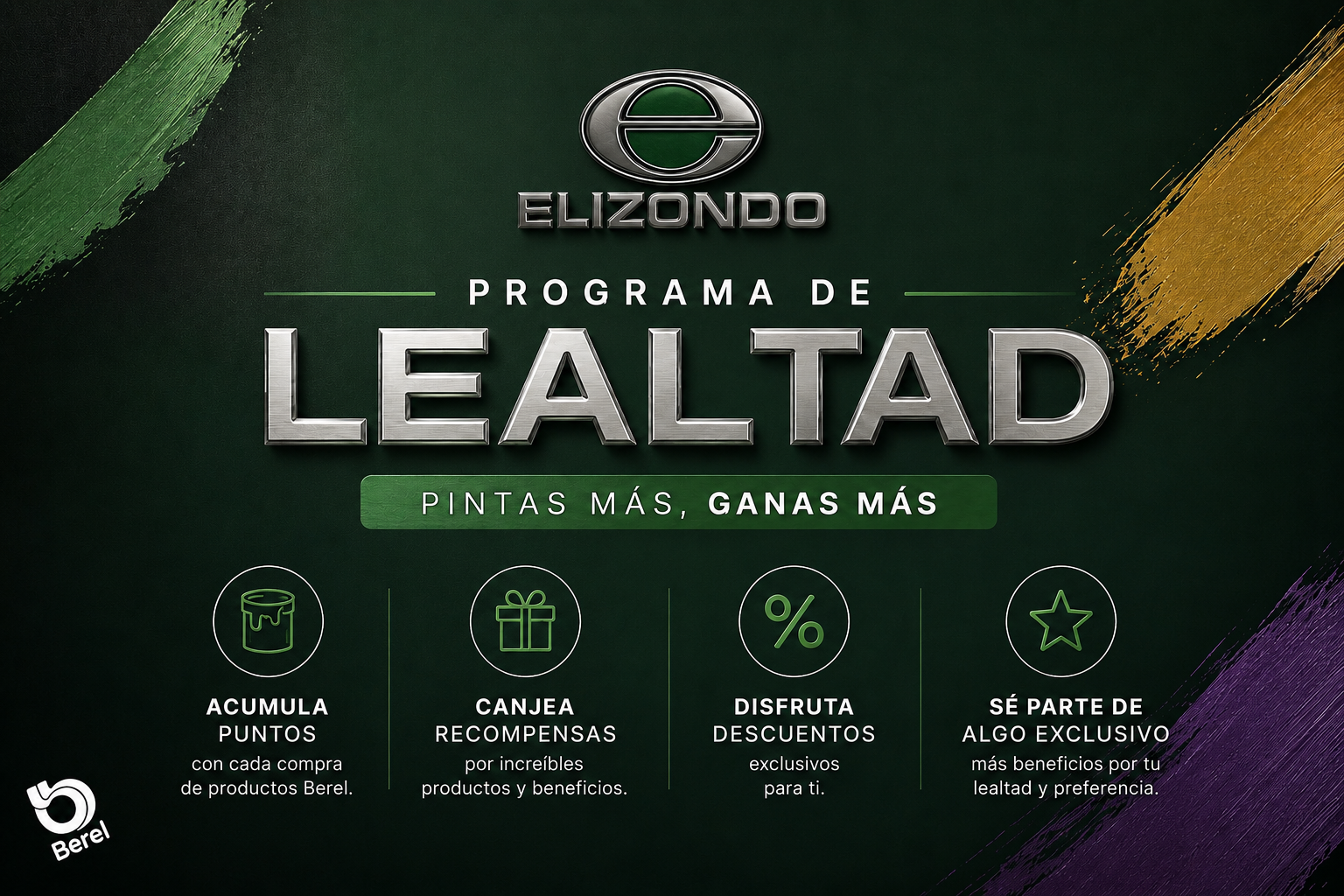 Programa de Lealtad Berel — Pintas más, ganas más